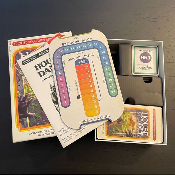 Choose Your Own Adventure House of Danger Board Strategy Cooperative Game - Picture 2 of 3
